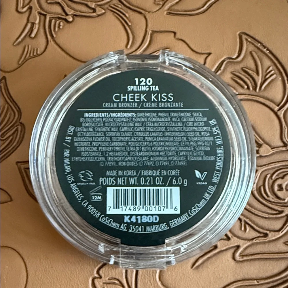 5/$25 Milani cheek kiss “Spilling Tea” new and sealed